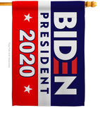 2020 Joe Biden - Patriotic Americana Vertical Impressions Decorative Flags HG170078 Made In USA