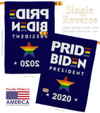2020 Biden President - Patriotic Americana Vertical Impressions Decorative Flags HG170080 Made In USA