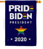 2020 Biden President - Patriotic Americana Vertical Impressions Decorative Flags HG170080 Made In USA