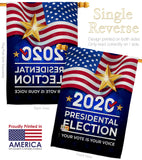 2020 Election - Patriotic Americana Vertical Impressions Decorative Flags HG170125 Made In USA