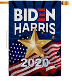 2020 Biden Harris - Patriotic Americana Vertical Impressions Decorative Flags HG170129 Made In USA