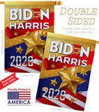 Biden Harris 2020 - Patriotic Americana Vertical Impressions Decorative Flags HG170141 Made In USA