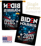 Biden for President - Patriotic Americana Vertical Impressions Decorative Flags HG170142 Made In USA