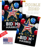 46 Biden Harris - Patriotic Americana Vertical Impressions Decorative Flags HG170158 Made In USA