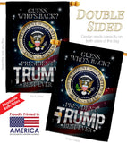 President Trump Best Ever - Patriotic Americana Vertical Impressions Decorative Flags HG170178 Made In USA