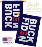 Buck Finden - Patriotic Americana Vertical Impressions Decorative Flags HG170205 Made In USA