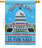 Traitor Joe's - Patriotic Americana Vertical Impressions Decorative Flags HG170250 Made In USA