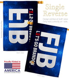 FJB - Patriotic Americana Horizontal Impressions Decorative Flags HG170255 Made In USA