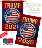 Keep America Great 2024 - Patriotic Americana Vertical Impressions Decorative Flags HG192180 Made In USA