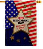 Honor Memorial - Patriotic Americana Vertical Impressions Decorative Flags HG192574 Made In USA