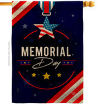 Memorial Day Honor - Patriotic Americana Vertical Impressions Decorative Flags HG192598 Made In USA