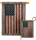 Pledge of Allegiance - Patriotic Americana Vertical Impressions Decorative Flags HG111091 Made In USA