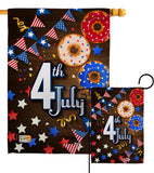 4th July - Patriotic Americana Vertical Impressions Decorative Flags HG137203 Made In USA