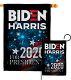 Biden for President - Patriotic Americana Vertical Impressions Decorative Flags HG170142 Made In USA