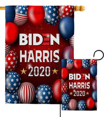 Joint Biden Harris - Patriotic Americana Vertical Impressions Decorative Flags HG170146 Made In USA