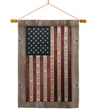 Pledge of Allegiance - Patriotic Americana Vertical Impressions Decorative Flags HG111091 Made In USA