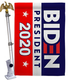 2020 Joe Biden - Patriotic Americana Vertical Impressions Decorative Flags HG170078 Made In USA