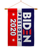 2020 Joe Biden - Patriotic Americana Vertical Impressions Decorative Flags HG170078 Made In USA