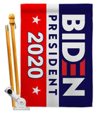 2020 Joe Biden - Patriotic Americana Vertical Impressions Decorative Flags HG170078 Made In USA