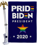 2020 Biden President - Patriotic Americana Vertical Impressions Decorative Flags HG170080 Made In USA