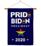 2020 Biden President - Patriotic Americana Vertical Impressions Decorative Flags HG170080 Made In USA