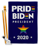 2020 Biden President - Patriotic Americana Vertical Impressions Decorative Flags HG170080 Made In USA