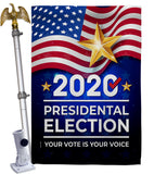 2020 Election - Patriotic Americana Vertical Impressions Decorative Flags HG170125 Made In USA