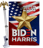 Vote for Biden - Patriotic Americana Vertical Impressions Decorative Flags HG170140 Made In USA