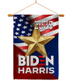 Vote for Biden - Patriotic Americana Vertical Impressions Decorative Flags HG170140 Made In USA