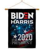 Biden for President - Patriotic Americana Vertical Impressions Decorative Flags HG170142 Made In USA