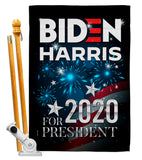Biden for President - Patriotic Americana Vertical Impressions Decorative Flags HG170142 Made In USA