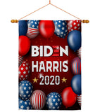 Joint Biden Harris - Patriotic Americana Vertical Impressions Decorative Flags HG170146 Made In USA