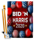 Joint Biden Harris - Patriotic Americana Vertical Impressions Decorative Flags HG170146 Made In USA