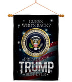 President Trump Best Ever - Patriotic Americana Vertical Impressions Decorative Flags HG170178 Made In USA