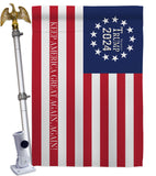 Keep America Great Again 2024 - Patriotic Americana Vertical Impressions Decorative Flags HG170186 Made In USA