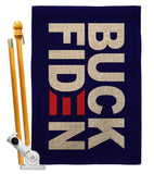 Buck Finden - Patriotic Americana Vertical Impressions Decorative Flags HG170205 Made In USA