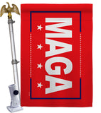 MAGA - Patriotic Americana Vertical Impressions Decorative Flags HG170226 Made In USA