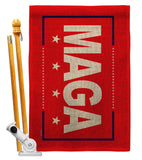MAGA - Patriotic Americana Vertical Impressions Decorative Flags HG170226 Made In USA