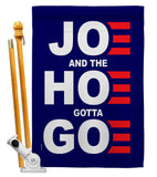 Joe Gotta Go - Patriotic Americana Vertical Impressions Decorative Flags HG170227 Made In USA