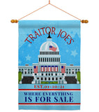 Traitor Joe's - Patriotic Americana Vertical Impressions Decorative Flags HG170250 Made In USA