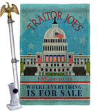 Traitor Joe's - Patriotic Americana Vertical Impressions Decorative Flags HG170250 Made In USA