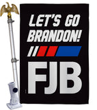 FJB Go Brandon - Patriotic Americana Vertical Impressions Decorative Flags HG170256 Made In USA