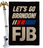 FJB Go Brandon - Patriotic Americana Vertical Impressions Decorative Flags HG170256 Made In USA