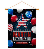I Have A Dream - Patriotic Americana Vertical Impressions Decorative Flags HG192387 Made In USA