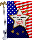 Honor Memorial - Patriotic Americana Vertical Impressions Decorative Flags HG192574 Made In USA