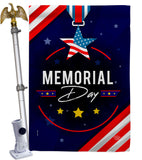 Memorial Day Honor - Patriotic Americana Vertical Impressions Decorative Flags HG192598 Made In USA