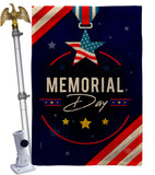 Memorial Day Honor - Patriotic Americana Vertical Impressions Decorative Flags HG192598 Made In USA