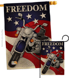 Freedom - Patriotic Americana Vertical Impressions Decorative Flags HG111045 Made In USA