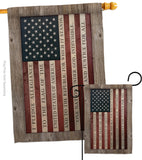 Pledge of Allegiance - Patriotic Americana Vertical Impressions Decorative Flags HG111091 Made In USA