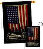 Remember Who Served - Patriotic Americana Vertical Impressions Decorative Flags HG111092 Made In USA